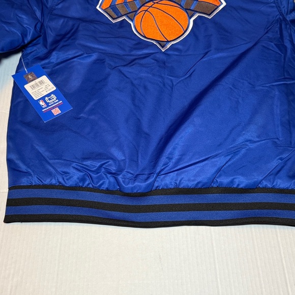 NEW! New York Knicks Ultra Game Satin Bomber Varsity Conference King Jacket - Picture 10 of 11